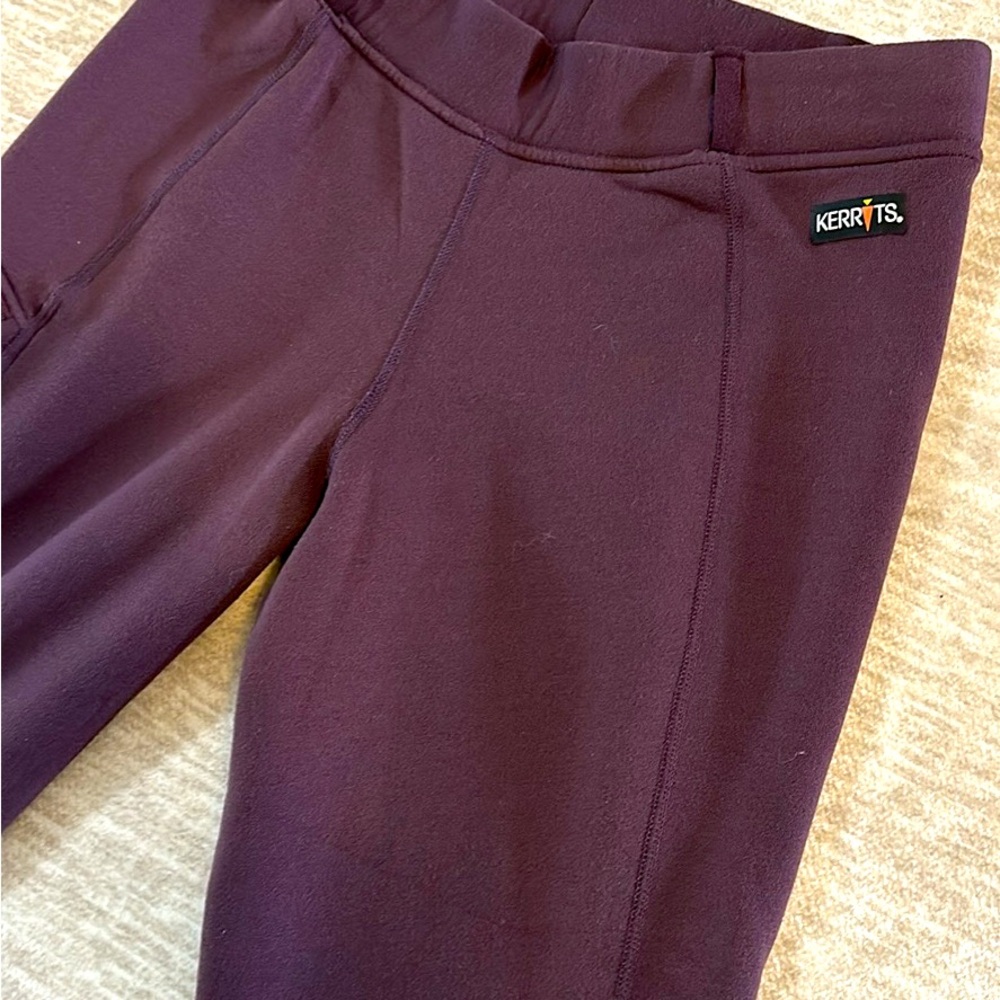 Kerrits dark purple riding pants, medium